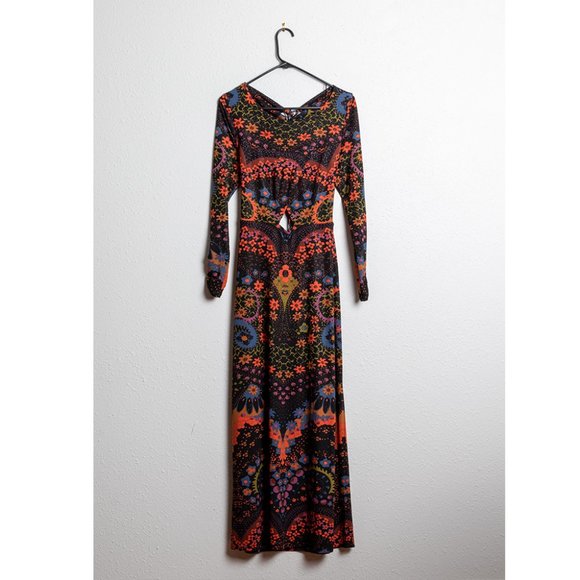 Free People Far Out Cut Out Maxi Dress - Picture 4 of 8